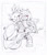 Size: 540x622 | Tagged: safe, artist:auroblaze, amy rose, blaze the cat, cat, hedgehog, 2017, amy x blaze, blushing, cute, female, females only, lesbian, looking back, motorcycle, shipping, sketch, spot color