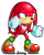 Size: 400x504 | Tagged: safe, artist:lululunabuna, knuckles the echidna, echidna, classic knuckles, classic style