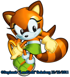 Size: 400x443 | Tagged: safe, artist:lululunabuna, marine the raccoon, raccoon, classic style, ring