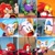 Size: 640x640 | Tagged: safe, big the cat, knuckles the echidna, rouge the bat, collage, faic, great moments in animation, kawaii, screencap, smear frame, team sonic racing overdrive