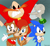 Size: 4700x4350 | Tagged: safe, artist:fartist2020, robotnik, sally acorn, snively robotnik, sonic the hedgehog, chipmunk, fox, hedgehog, female, group, male, overlander, sally's vest and boots, sonic satam