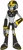 Size: 361x777 | Tagged: safe, artist:kyurem2424, gemerl, au:sonic world travel, no power pattern, robot, white background