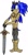 Size: 404x779 | Tagged: safe, artist:kyurem2424, hedgehog, au:sonic world travel, blue power pattern, king arthur, white background