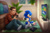 Size: 1100x723 | Tagged: safe, artist:dolphiana, sonic the hedgehog, tom wachowski, hedgehog, human, duo, game console, gaming, gaming controller, inside, male, playing videogame, sega genesis, sitting, television
