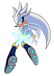 Size: 1709x2406 | Tagged: safe, artist:siggiedraws, silver the hedgehog