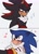 Size: 1869x2586 | Tagged: dead source, safe, artist:roastedgarlics2, shadow the hedgehog, sonic the hedgehog, gay, heart, shadow x sonic, shipping, sparkles