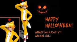 Size: 1176x638 | Tagged: safe, artist:mokathekiller, tails doll, human, humanized