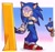 Size: 1981x1877 | Tagged: safe, artist:spidercheetos_, blaze the cat, sonic the hedgehog, commission, cosplay, duo, hatsune miku, kigurumi, mirror, question mark
