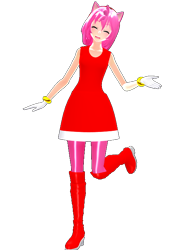 Size: 540x705 | Tagged: safe, artist:nerey006, amy rose, human, humanized