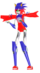 Size: 819x1458 | Tagged: safe, artist:univermangamangasimu, human, humanized, metal sonic kai, solo