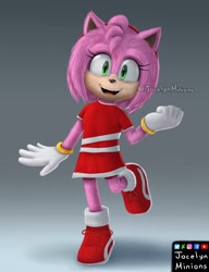 Size: 2300x3000 | Tagged: safe, artist:jocelynminions, amy rose