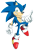 Size: 895x1335 | Tagged: safe, artist:skcollabs, sonic the hedgehog, hedgehog, looking at viewer, male, pointing, pose, solo, white background