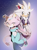 Size: 665x899 | Tagged: safe, artist:rellyia, blaze the cat, silver the hedgehog, aladdin (disney), alternate outfit, duo, princess jasmine (aladdin)