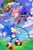 Size: 2698x4096 | Tagged: safe, artist:daereamart, amy rose, metal sonic, sonic the hedgehog, sonic cd, classic amy, classic sonic, little planet, trio