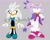 Size: 2048x1641 | Tagged: safe, artist:yuzusodamachine, blaze the cat, silver the hedgehog, duo, gender swap