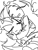 Size: 768x1024 | Tagged: safe, artist:nangnamul623, maria robotnik, shadow the hedgehog, human, cute, duo, greyscale, hugging, line art, lying down, monochrome