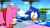 Size: 1919x1079 | Tagged: safe, artist:deimostes, editor:deimostes, amy rose, sonic the hedgehog, oc, oc:hammer the hedgehog, abstract background, amy x sonic, car, duo, edit, gay, half r63 shipping, looking at each other, shipping, team sonic racing overdrive, trans male, transgender