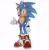 Size: 1994x2048 | Tagged: safe, artist:clumxy, sonic the hedgehog, 2024, boots, cheek fluff, chest fluff, looking at viewer, redesign, simple background, smile, solo, standing, white background