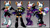 Size: 1600x900 | Tagged: safe, artist:unhinged_honey, rouge the bat, alternate outfit, riders outfit, rouge's heart top, solo, sonic heroes outfit