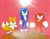 Size: 1389x1080 | Tagged: safe, artist:darienspeyer, knuckles the echidna, miles "tails" prower, sonic the hedgehog, echidna, fox, hedgehog, sonic the hedgehog 2 (2022), blue body, blue fur, male, males only, orange body, orange fur, red body, red fur, team sonic, trio, trio male