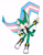 Size: 1124x1447 | Tagged: safe, artist:ashgray_art, oc, oc:ruth (ashgray), 2021, chest binding, flag, holding something, looking up, male, pride, pride flag, simple background, smile, solo, standing, trans male, trans pride, transgender, white background