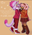 Size: 913x1000 | Tagged: safe, artist:nightgarla, amy rose, blaze the cat, alternate outfit, amy x blaze, beige background, clothes, cute, duo, ear piercing, earring, english text, green tongue, heart, holding hands, lesbian, looking at each other, outline, shipping, simple background, smile, song lyrics, standing, tan skin