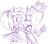 Size: 540x474 | Tagged: safe, artist:devotedsidekick, artist:sp-rings, amy rose, blaze the cat, cat, hedgehog, 2017, amy x blaze, amy's halterneck dress, blaze's tailcoat, blushing, cute, female, females only, heart, holding hands, lesbian, line art, looking at each other, shipping, sketch, sweatdrop