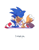 Size: 1616x2048 | Tagged: safe, artist:starrjoy, miles "tails" prower, sonic the hedgehog, fox, hedgehog, bandage, comforting, crying, dialogue, duo, english text, eyes closed, hugging, injured, male, scratch (injury), signature, simple background, smile, tears, tears of happiness, white background