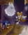 Size: 1200x1490 | Tagged: safe, artist:akusuru, miles "tails" prower, sonic the hedgehog, sandopolis zone, 2015, abstract background, duo, frown, hyudoro, mouth open, sand, sonic the hedgehog 3, spike