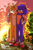 Size: 2000x3000 | Tagged: safe, artist:moontigerange1, artist:pmidor, miles "tails" prower, sonic the hedgehog, bird, 2024, abstract background, aged up, arm around shoulders, clouds, date, duo, gay, literal animal, looking at each other, older, outdoors, shipping, signature, sonic x tails, standing, sunset