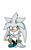 Size: 855x1369 | Tagged: dead source, safe, artist:survivalstep, silver the hedgehog, flat colors, frown, hand on ground, looking offscreen, simple background, solo, white background