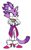 Size: 855x1369 | Tagged: dead source, safe, artist:survivalstep, blaze the cat, arms folded, flat colors, frown, looking offscreen, simple background, solo, standing, tan nose, white background