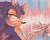 Size: 2048x1638 | Tagged: dead source, safe, artist:gr-cup, sonic the hedgehog, 2024, alternate version, blushing, flag, holding something, lidded eyes, pride, pride flag, pride flag background, signature, smile, solo, textless version, trans male, trans pride, trans visibility day, transgender
