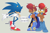 Size: 1614x1050 | Tagged: safe, artist:risziarts, elias acorn, sally acorn, sonic the hedgehog, chipmunk, hedgehog, dialogue, english text, trio