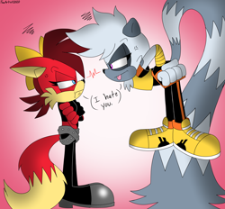 Size: 4760x4410 | Tagged: safe, artist:fartist2020, fiona fox, tangle the lemur