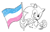 Size: 2048x1321 | Tagged: dead source, safe, artist:starrjoy, sonic the hedgehog, 2024, clenched fists, flag, holding something, line art, looking at viewer, pride, pride flag, signature, simple background, smile, solo, trans male, trans pride, trans visibility day, transgender, white background