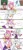 Size: 958x2048 | Tagged: safe, artist:yotsumeddd, amy rose, blaze the cat, silver the hedgehog, cat, hedgehog, blushing, carrying them, comic, dialogue, english text, floating, shipping, silvaze, straight, teaching, trio