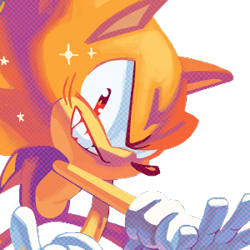 Size: 300x300 | Tagged: safe, editor:editingwonderland, sonic the hedgehog, super sonic, edit, icon, simple background, solo, super form, transparent background