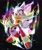 Size: 1728x2048 | Tagged: dead source, safe, artist:ladylunanova, sonic the hedgehog, 2024, black background, clenched fists, clenched teeth, flying, hyper form, hyper sonic, looking at viewer, simple background, solo, trans female, transgender
