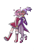 Size: 2048x2594 | Tagged: safe, artist:foxflamingo, amy rose, blaze the cat, human, amy x blaze, blushing, dark skin, duo, hand on another's hip, heart, humanized, lesbian, looking at each other, one eye closed, shipping, simple background, smile, walking, white background
