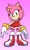 Size: 1225x2048 | Tagged: safe, artist:randomguy9991, amy rose, 2024, amybetes, cute, gradient background, head tilt, looking at viewer, smile, smiling at viewer, solo, standing