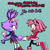 Size: 2048x2048 | Tagged: safe, artist:casuallycontemplating, amy rose, blaze the cat, cat, hedgehog, 2024, amy x blaze, cute, dialogue, duo, duo female, english text, female, females only, holding hands, ice skates, lesbian, looking at each other, shipping, side view, winter outfit