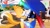 Size: 2048x1152 | Tagged: safe, ai art, artist:stardreamosx, miles "tails" prower, sonic the hedgehog, 2024, abstract background, cape, duo, eyes closed, gay, heart, heart tail, holding each other, indoors, kiss, shipping, sonic x tails, standing