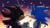 Size: 1920x1080 | Tagged: safe, artist:artboxartist, shadow the hedgehog, sonic the hedgehog, abstract background, backlighting, duo, gay, holding hands, lidded eyes, looking at each other, mouth open, outdoors, petals, shadow x sonic, shipping, side view, sun, sunset