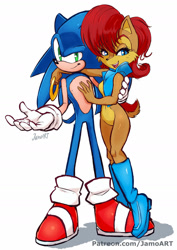 Size: 1280x1807 | Tagged: safe, artist:jamoart, sally acorn, sonic the hedgehog