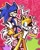 Size: 1648x2048 | Tagged: safe, artist:claushowx, miles "tails" prower, sonic the hedgehog, 2024, echo background, heart, looking at viewer, outline, smile, sparkles, v sign, wink