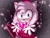 Size: 1024x768 | Tagged: safe, artist:cha_hedgehog, amy rose, sonic frontiers, 2024, heart, holding something, looking at viewer, memory token, reaching towards the viewer, solo