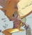 Size: 1146x1234 | Tagged: dead source, safe, artist:pineiiomi, sonic the hedgehog, super sonic, 2024, blushing, frown, grey background, heart chest, looking ahead, looking offscreen, signature, simple background, solo, super form, top surgery scars, trans male, transgender