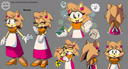 Size: 1280x698 | Tagged: safe, artist:ablugreen, brenda the hedgehog, tania the hedgehog