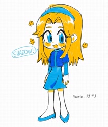 Size: 1130x1334 | Tagged: safe, artist:61chami, maria robotnik, human, solo